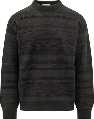 Laneus Round-neck Truien - Heren - Ronde hals truien - Zwart - L - Truien & Vesten