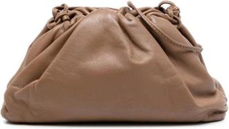 Bottega Veneta Pre-owned Clutches, female, Brown, Size: ONE SIZE Pre-owned Leather Crossbody Clutch