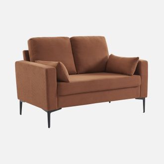Sweeek Sof&aacute; De Pana Con Patas De Metal, 2 Plazas