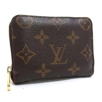Louis Vuitton Monogram Brown Pvc Leather Coin Purse/Coin Case (Pre-Owned)
