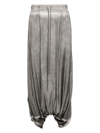 Julius Sarouel pants - men - Silk/Polyurethane - 3 - Grey