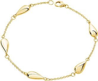 Lucy Quartermaine Station Tear Drop Bracelet in Gold Vermeil at Nordstrom, Size 7.5