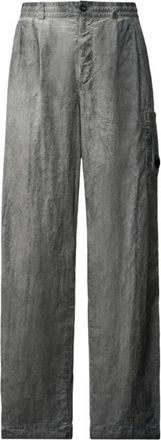 C.P. Company Wide Broeken - Heren - Wijde Broeken - Grijs - S - Nylon - Broeken