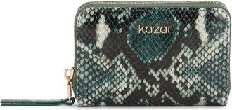 Kazar Caro Small Wallet - Dames - Portefeuilles - Groen - ONE Size - Leer - Accessoires