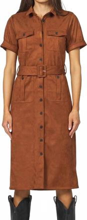 Dear John Denim Raquel Denim Dress In Chocolate