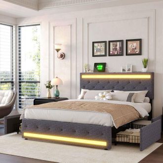 OEM Mueble De Tv - 160 X 38 X 44 Cm - Blanco Texturizado - 4 Puertas - Manijas Y Patas Doradas
