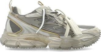 Off-white Be Right Back Worn Out Sneakers - Dames - Sneakers - Grijs - 37 EU - Leer - Schoenen