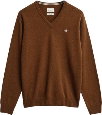 GANT Heren, Truien, Bruin, Maat: 3XL