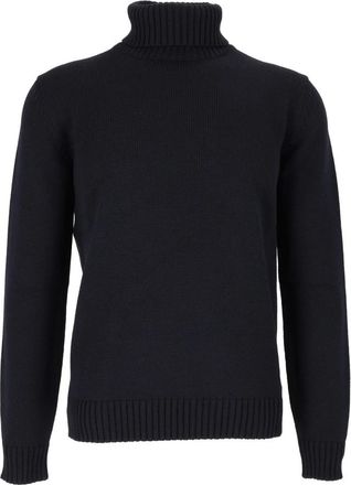 Slowear DV Turtleneck - Heren - Coltruien - Blauw - XL - Wol - Truien & Vesten