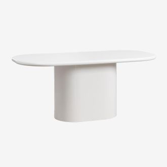 Sklum Mesa De Comedor Ovalada 200x105 Cm En Mdf Milford Sklum