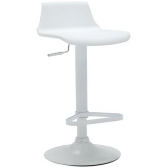 Vente-Unique Sgabello da bar in Polipropilene bianco - calas