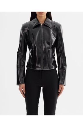 LaMarque Joyce | Faux Leather Jacket in Black at Nordstrom, Size Xx-Small