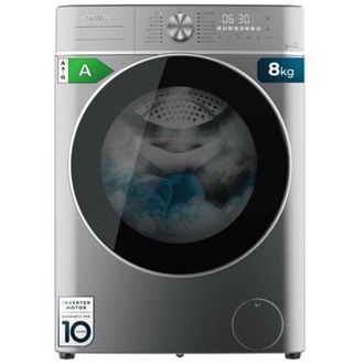 Cecotec Cecotec - Lavadora De Carga Frontal Bolero Dresscode 8800 Inverter Steel A