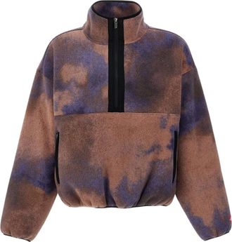The North Face Pile Red Box Printed con mezza zip - - Sport - Uomo - Multicolore - L