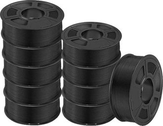 OEM Filamento Para Impresora 3d, Alto Rendimiento, Sin Burbujas, Pla Mate 10 Negro