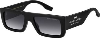 Marc Jacobs Rechthoekige Zonnebril - unisex - Zonnebrillen - Zwart - 53 MM - Accessoires