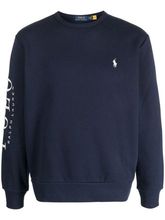 Polo Ralph Lauren logo-embroidered jumper - Blue