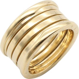 Bulgari Gold Yellow Gold (18K) Band Ring (Pre-Owned)