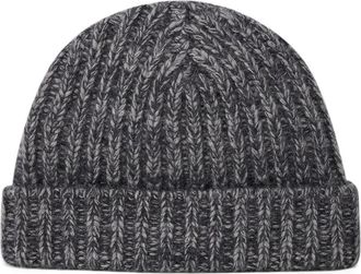 Warm-Me Berretto a coste in cashmere - - Accessories - Uomo - Grigio - ONE SIZE