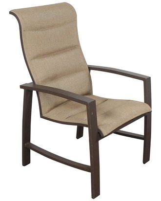 Courtyard Casual Set Of 2 Santorini Padded-Sling Dining Chairs