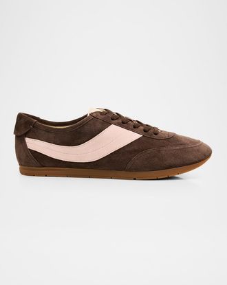 Vince LA Runner Suede and Leather Runner Sneakers