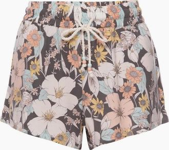 PJ Salvage Womens Salvage Shorts - Multi - Size: 10 s
