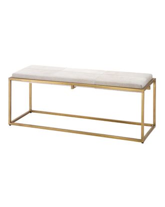 Jamie Young Co. Shelby Hairhide Bench