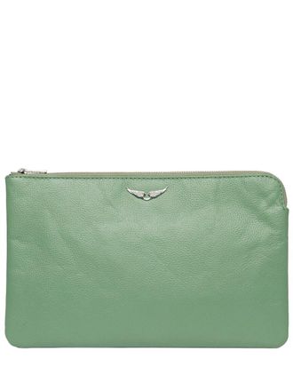 Zadig&Voltaire Uma Wings Grained Leather Pouch