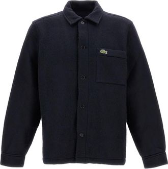 Lacoste button-cuffs pocket jacket - Blue