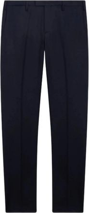 Pantaloni Torino Skinny Flanellen Pantalon - Heren - Nette broeken - Blauw - 3XL - Wol - Broeken