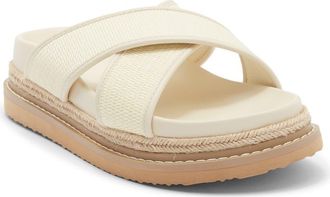 Billini Aysha Platform Sandal in Cream Raffia at Nordstrom Rack, Size 10