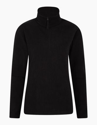 Mountain Warehouse Womens Mountain Warehouse Womens/Ladies Camber II Fleece Top - Black - Size: 18/20