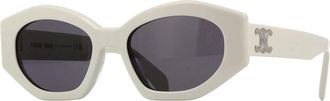 Celine Triomphe Smoke Cat Eye Ladies Sunglasses CL40238U 25A 55