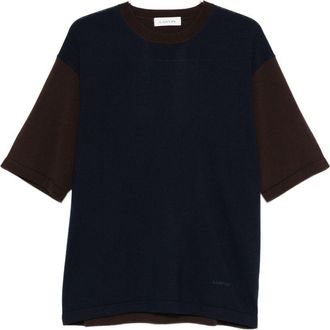 Lanvin Color-Block Short-Sleeve T-Shirt