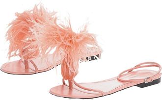 Bottega Veneta Feather Leather Sandal
