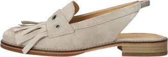 Shabbies Amsterdam Schoenen, Dames, Beige, 37 EU, Linnen, Fes Slingbacks