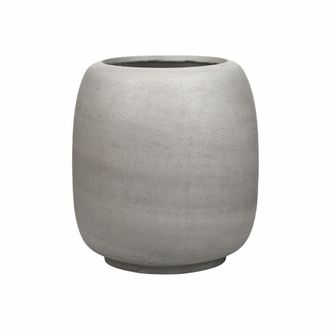 Mobili Rebecca Jarr&oacute;n para flores de interior en MGO gris 37x32,5x32,5