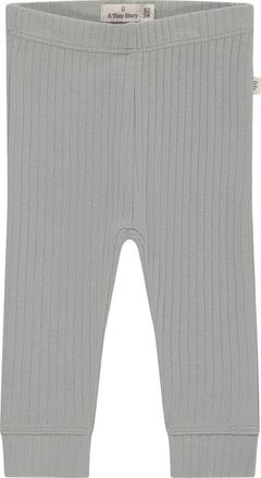 Babyface Ribbed Leggings in Steel at Nordstrom, Size 3M