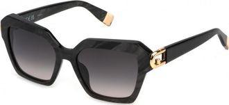 Furla Womens SFU817 53 0701 Sunglasses - Black - One Size