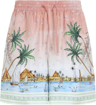 Casablanca Multicolor Printed Shorts