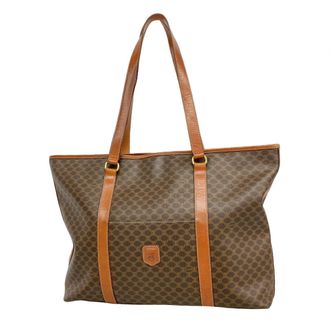 Celine Brown Pvc Tote Bag (Pre-Owned)