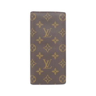 Louis Vuitton Brown Coated Canvas Long Wallet (Bi-Fold) (Pre-Owned)