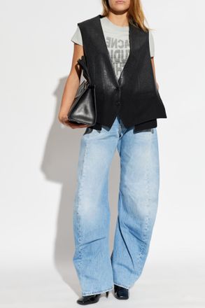 Acne Studios Wide-leg Jeans, Womens, Blue