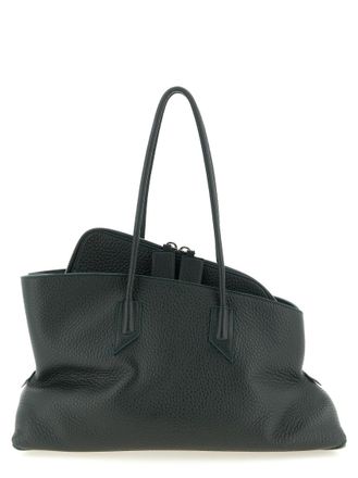 The Attico Green La Passeggiata Medium Shoulder Bag