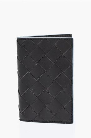 Bottega Veneta Braided Leather Wallet with Contrasting Trims size Unica