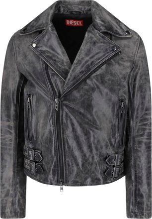 Diesel Giacca Biker In Pelle