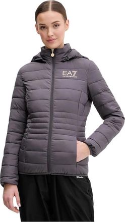 Emporio Armani Gewatteerd Jack - Dames - Zomerjassen - Grijs - M - Jassen
