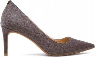 Michael Kors Alina Flex Pump - Dames - Pumps - Bruin - 39 EU - Leer - Schoenen