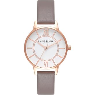 Olivia Burton Dameshorloge Kwarts Zilver