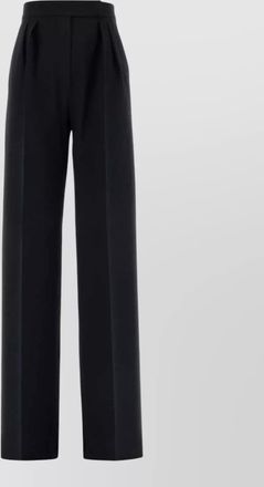 Max Mara virgin wool wide-leg trousers